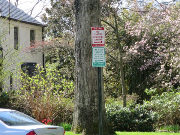 Albemarle 2-hour parking zone
