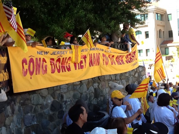 Chinese embassy protest 5