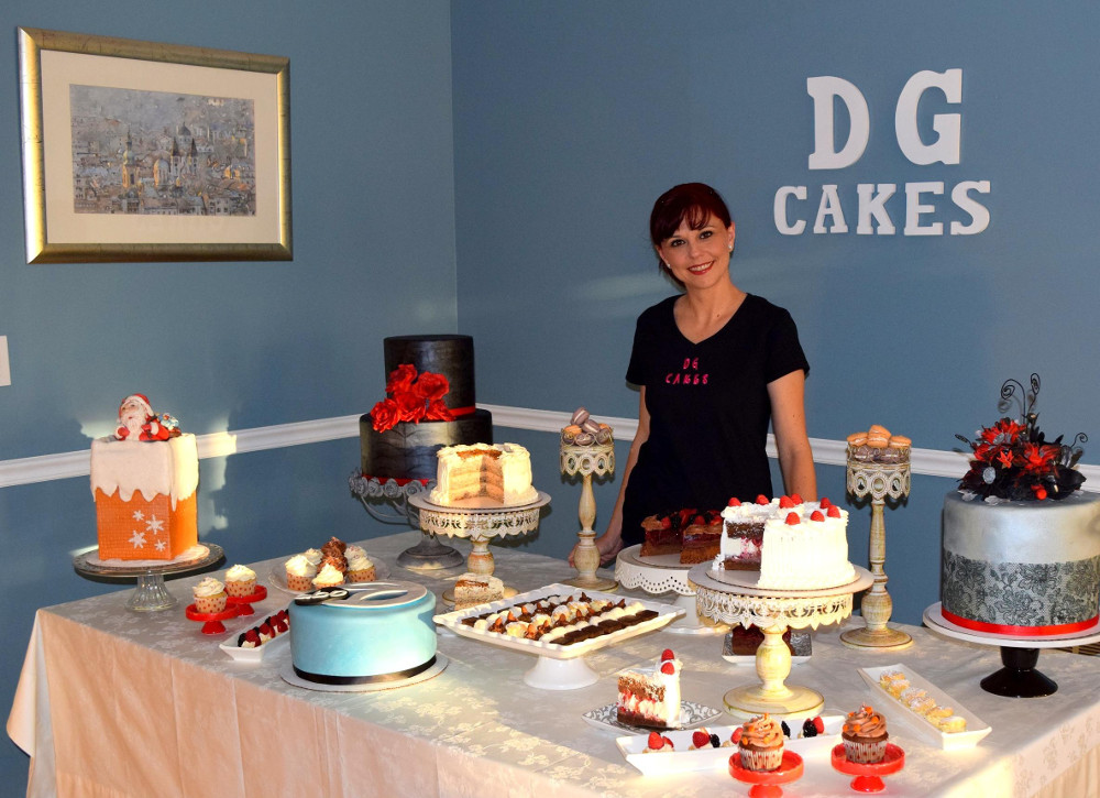 "My cakes and sweets follow my customers from their childhood birthdays and college graduations to their weddings and important anniversaries," Dijana Zaric says. (Photos courtesy of Zaric and DG Cakes)