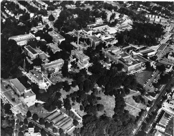 1952 aerial view of the National Bureau of Standards campus on Connecticut Ave (from the NIST archives)