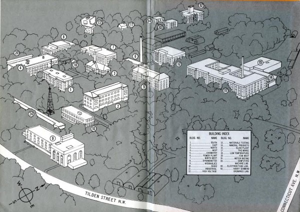 The Sound Section was slightly to the south and west of Building 4.