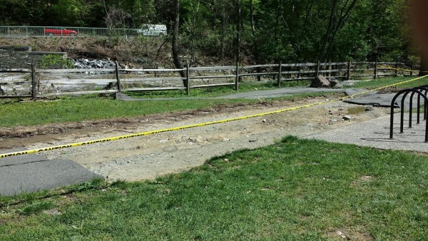 Peirce mill trail washout 2