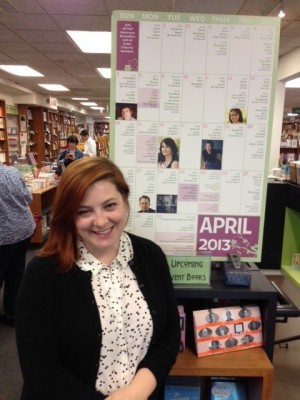 Sarah Baline, the events coordinator at Politics and Prose, organizes hundreds of events for the bookstore.