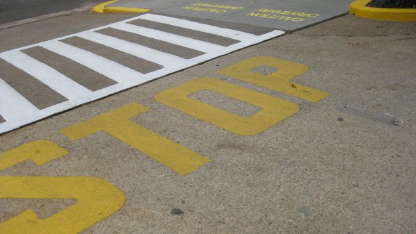 Sidewalk Driveway intersection 2828 Conn Ave