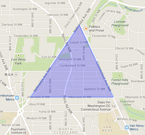 Wakefield DC map